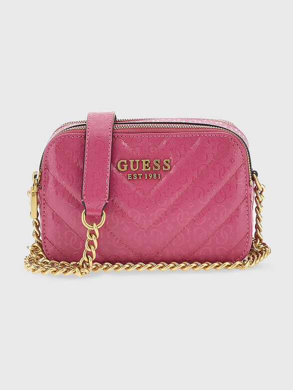 Quilted crossbody bag in black color - 1