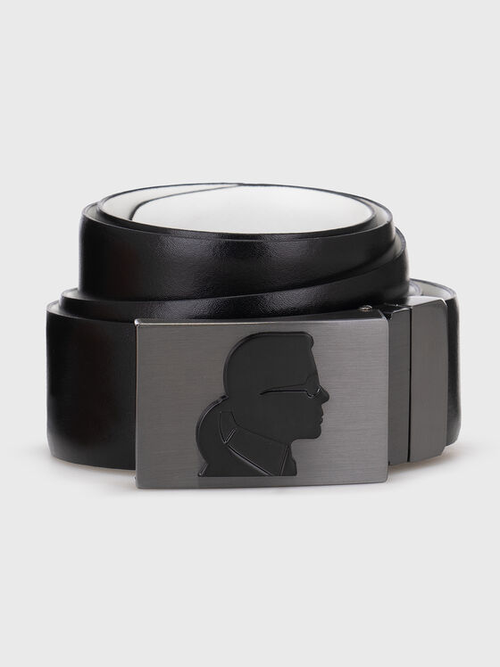 Double faced leather belt  - 1