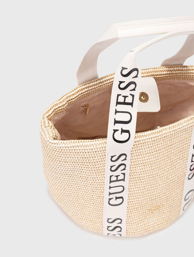 Knitted bag with accent logo - 5