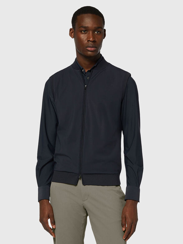 Vest with double zip - 1