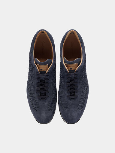 FRANC Blue suede shoes - 4