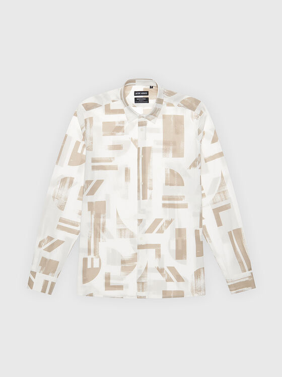 BARCELONA cotton shirt with print - 1