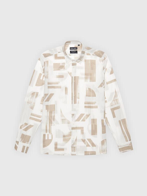 BARCELONA cotton shirt with print - 1