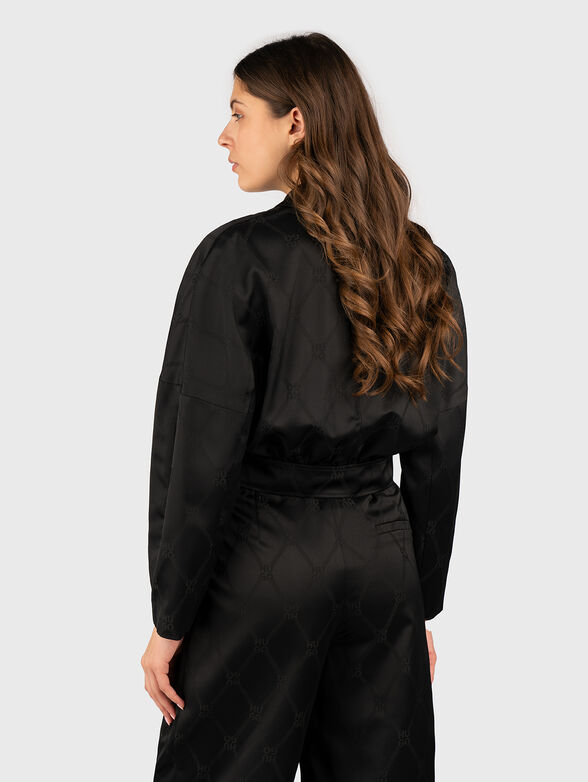 ALERIA transition jacket with monogram logo print - 3