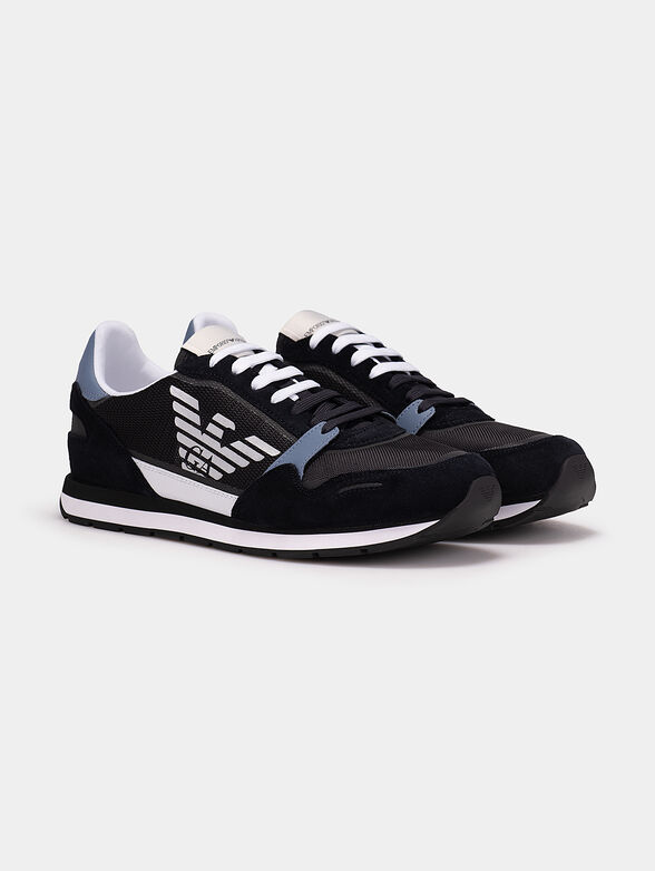 Sneakers with maxi logo print - 2