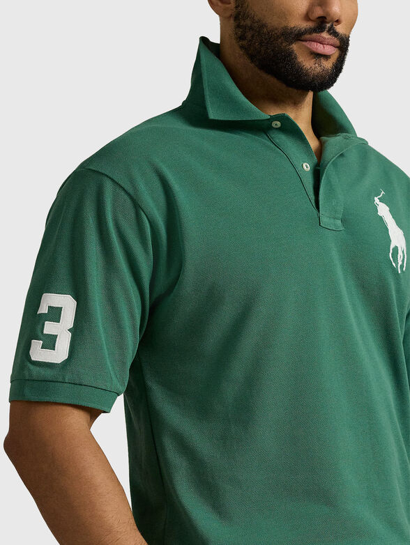 Polo shirt with short sleeves and logo - 4