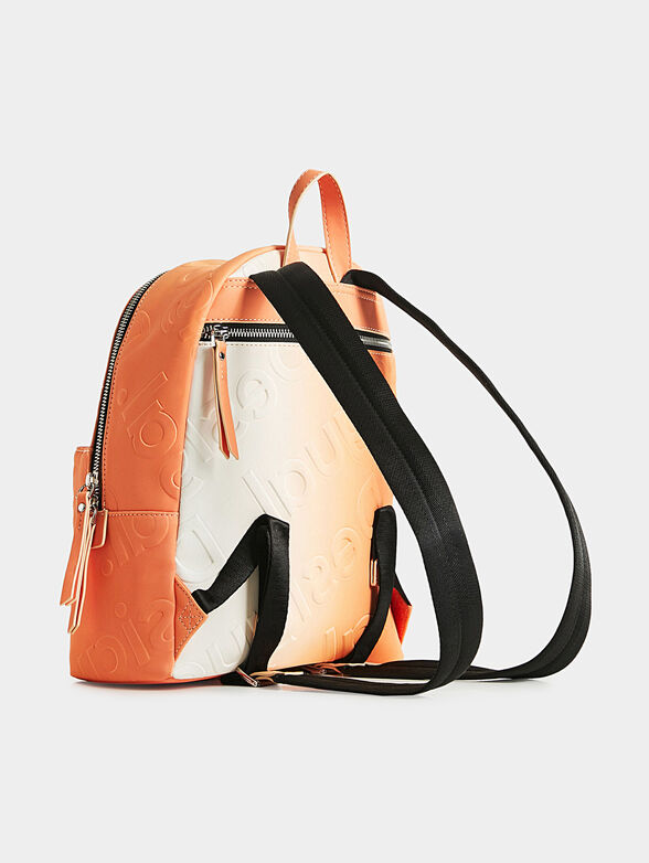 Backpack with embossed logo and ombre effect - 4