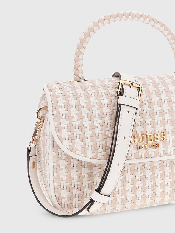 MIREMA black smal bag with interwoven texture - 3