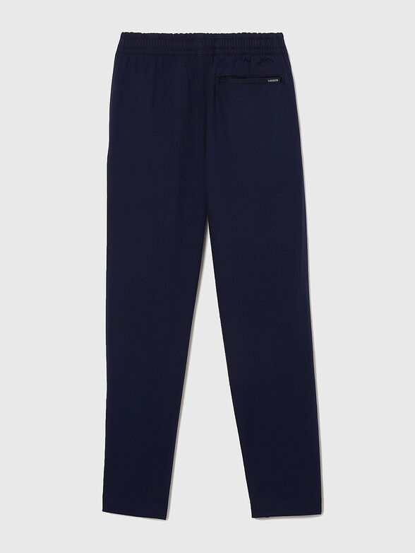 Dark blue sports trousers  - 5