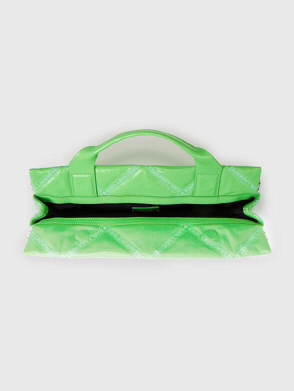 K/KROSS green bag with debossed logo detail - 4
