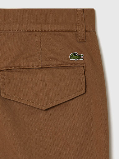 Cotton cargo pants - 3