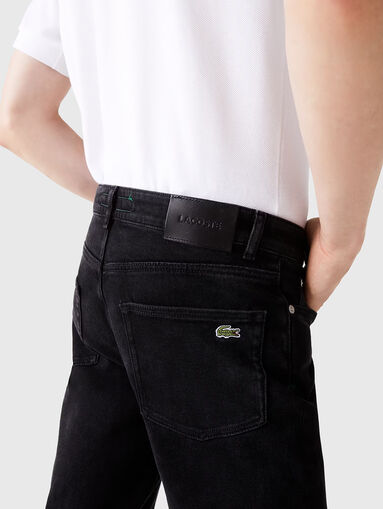 Slim-fit black jeans - 4