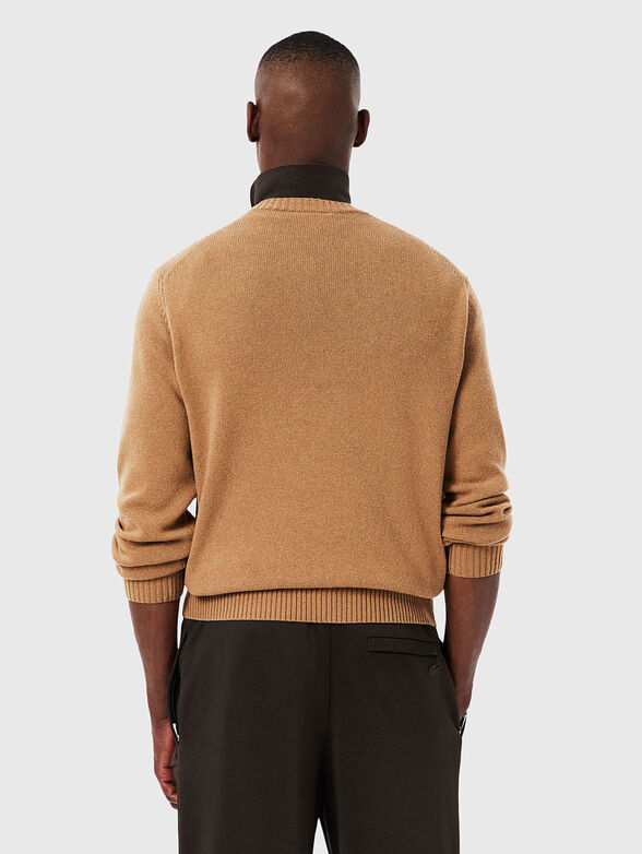 Crew neck green sweater - 3