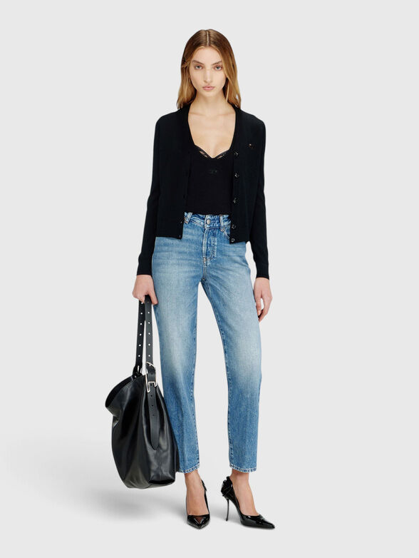 High waist straight jeans - 6
