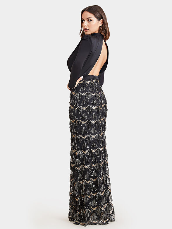 ABBY long dress with sequins - 2