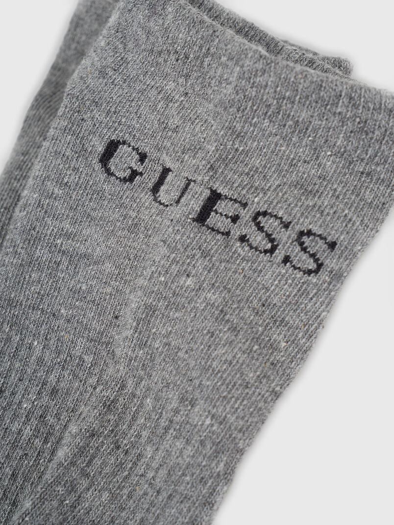 Three pairs of socks with logo - 3
