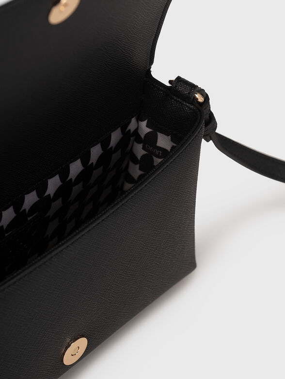 Black handbag with two straps - 6