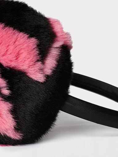 K/Monogram faux fur earmuff - 5