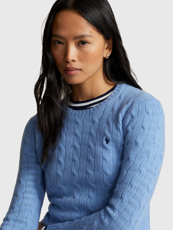 JULIANNA knitted sweater from wool blend - 4