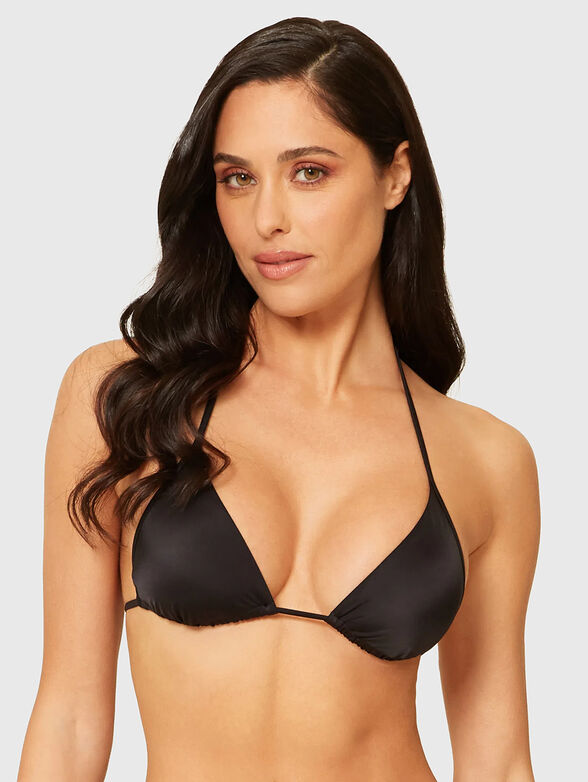 ESSENTIALS black bikini top brand YAMAMAY —