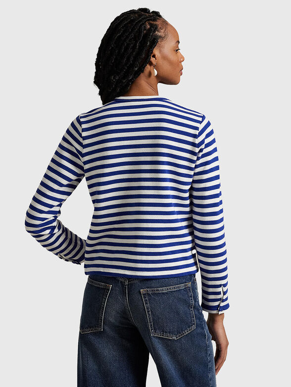 Polo Bear striped cardigan - 3