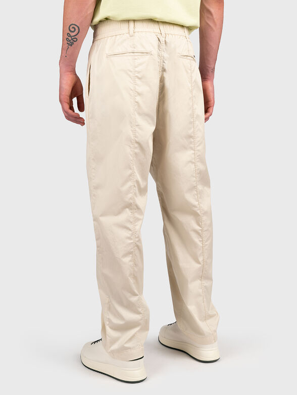 Cotton trousers with laces - 2