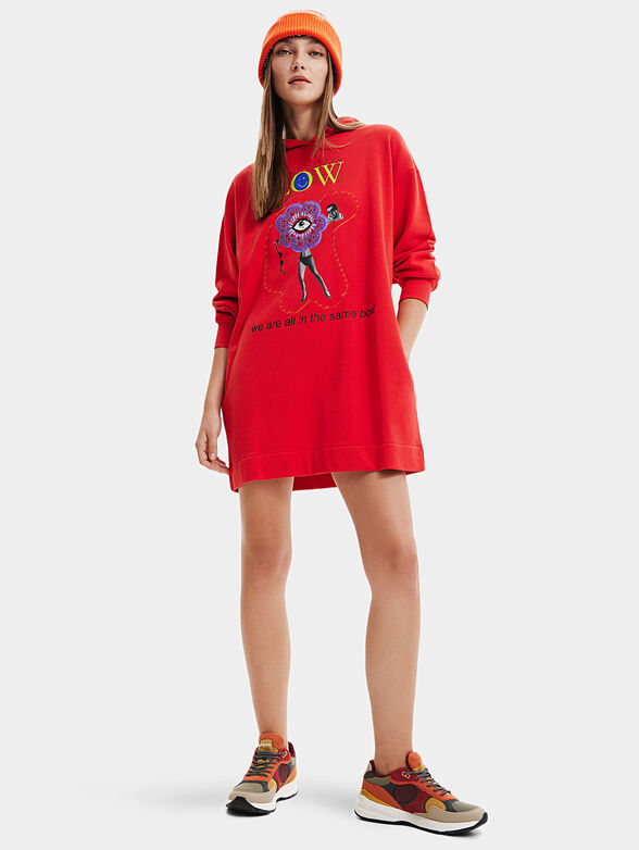 FLOW dress with hood - 6