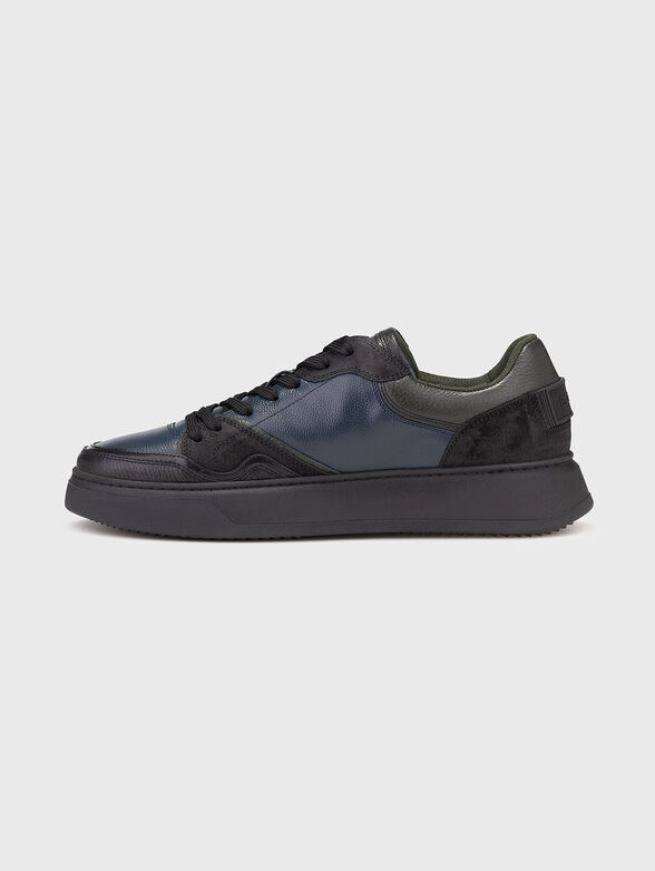 MILAN 25 leather sports shoes with contrasting details - 4
