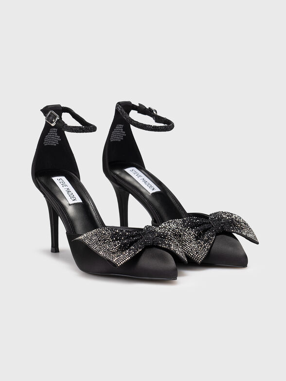 Heeled shoes with rhinestones - 1