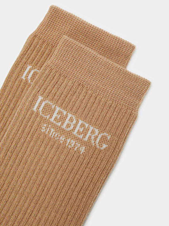 Beige socks - 2