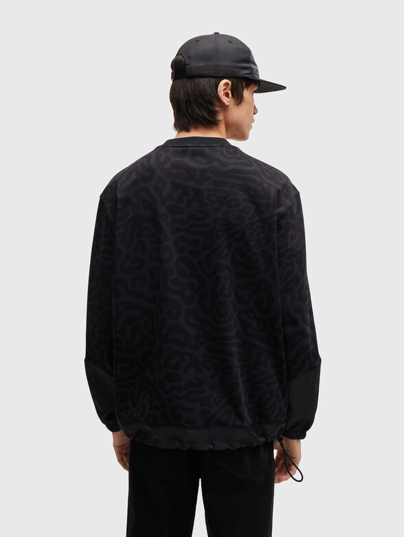 DABYUNO cotton sweatshirt with animal accent - 3