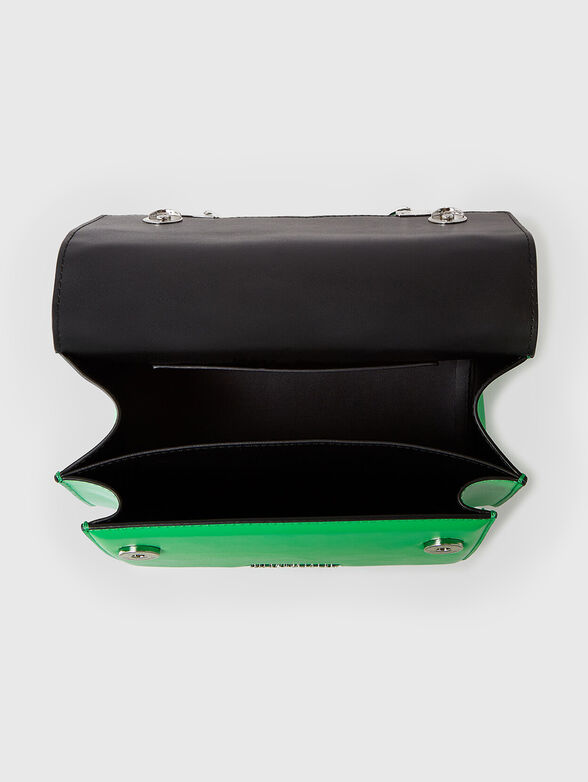 K/SEVEN GRAINY beige leather crossbody bag - 4