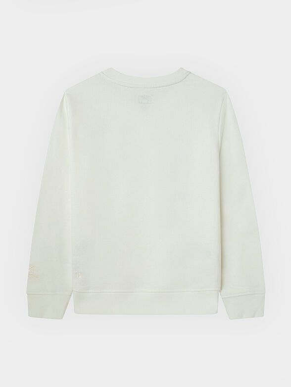 DAISY Sweatshirt with embroidered flowers - 2