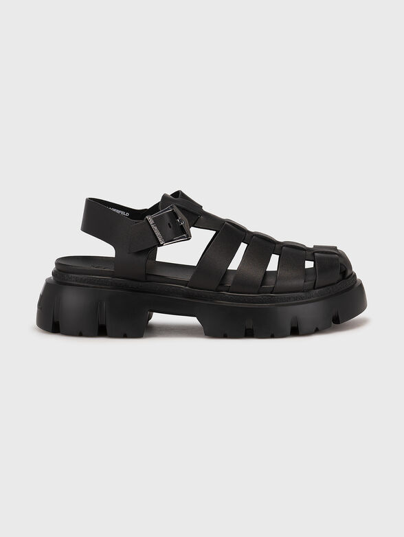 SUN TREKKA leather sandals - 1