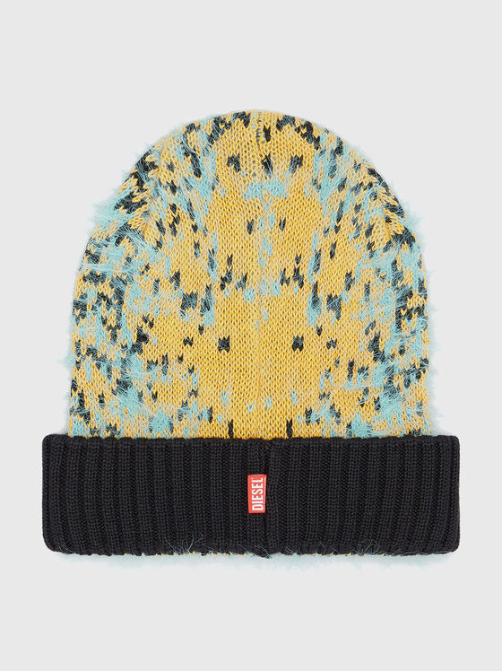 K-PIXELS hat with multicoloured pattern - 1