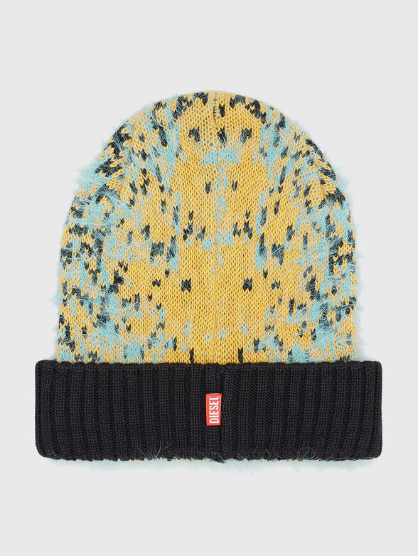 K-PIXELS hat with multicoloured pattern - 1