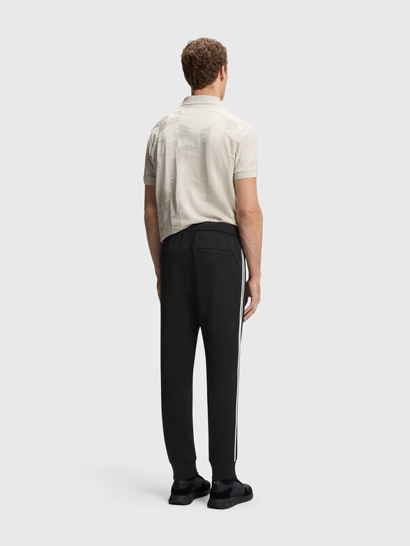 Sports trousers with jacquard patterns - 2