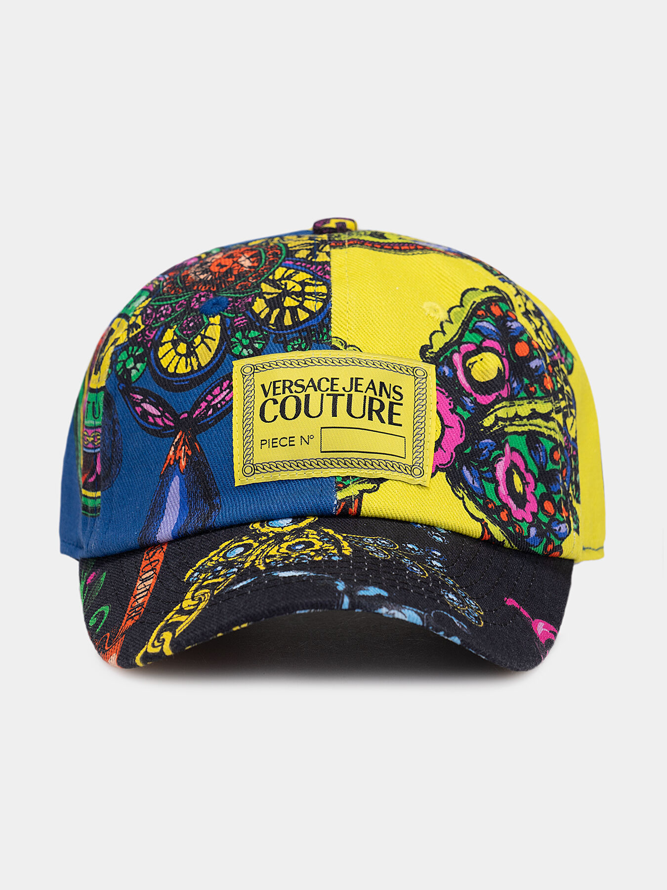 Versace Jeans Couture Black Signature Baseball Cap for Mens