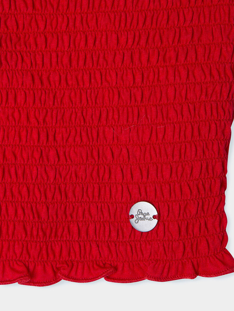 HALEY top in red color - 3