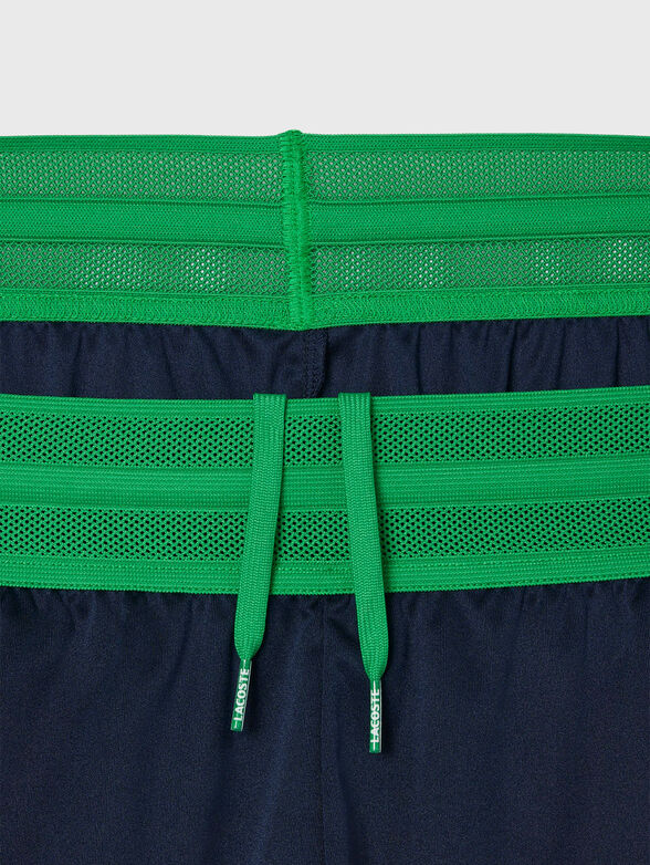 Sports shorts with logo embroidery - 2