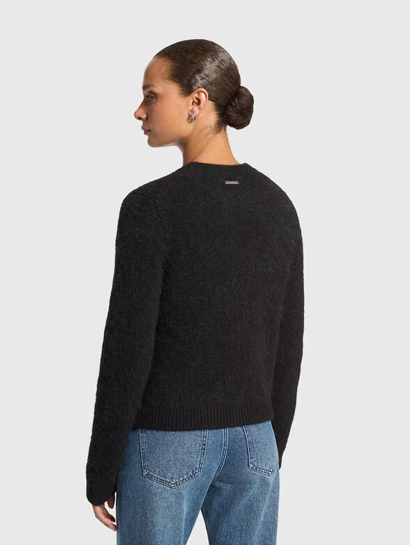 Black alpaca sweater - 2