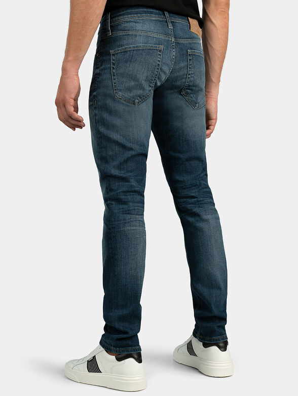 Cotton jeans with washed effect - 2