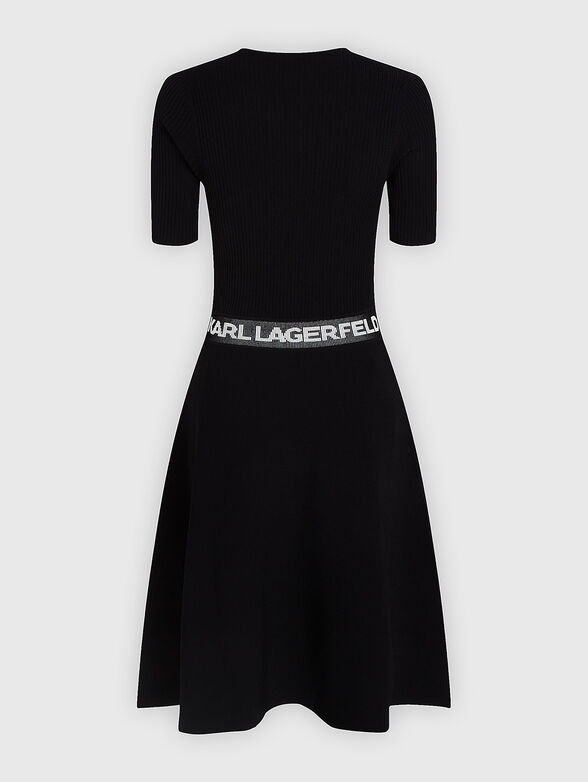 Black dress with cut-out detail - 2