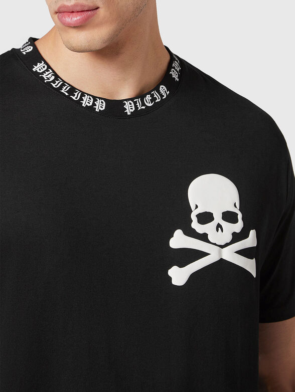 SKULL & BONES T-shirt in black  - 4