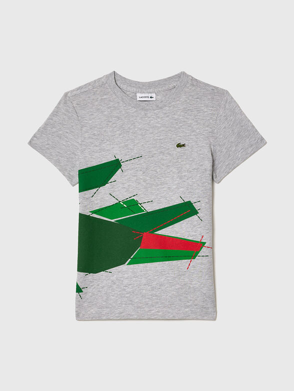 T-shirt with contrasting print - 1