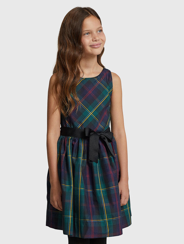 Dress with plaid print - 1