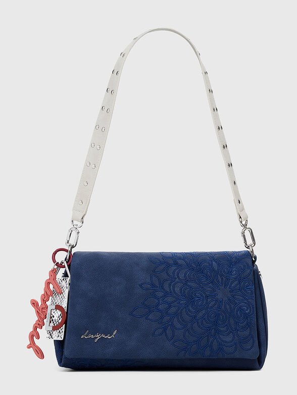 Crossbody bag with floral embroidery - 1