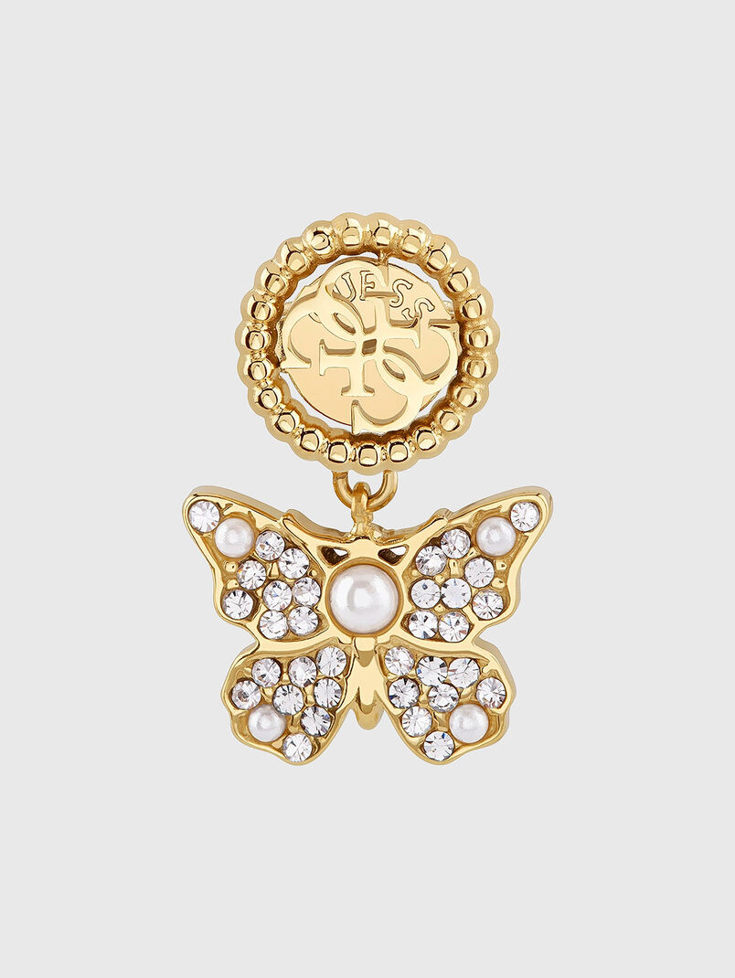 Earrings with logo accent  - 3