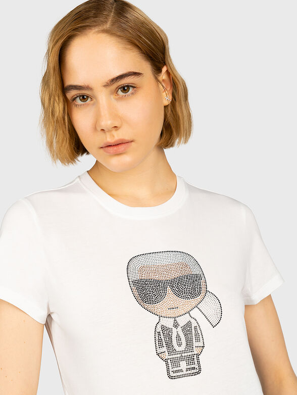 IKONIK T-shirt with rhinestone logo - 2