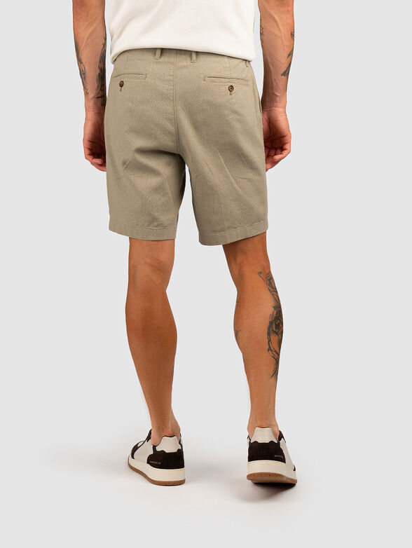 Linen and cotton shorts - 2